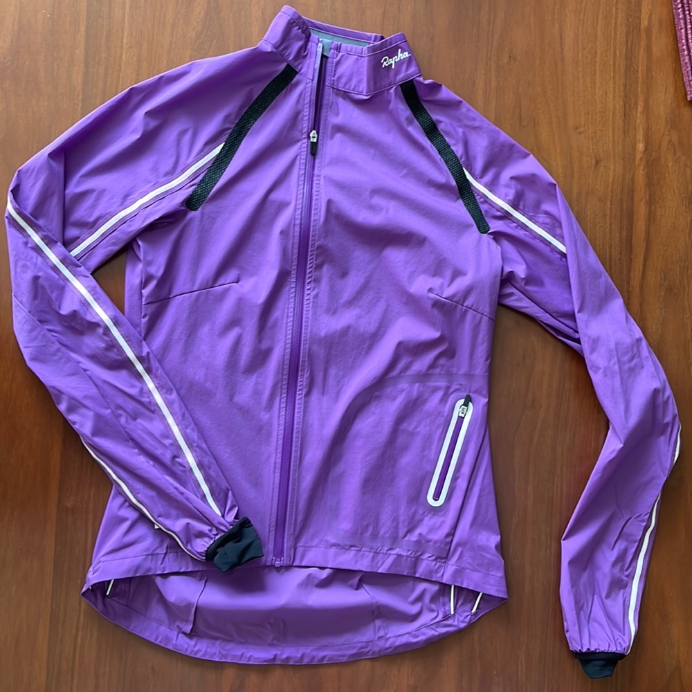 Rapha wind jacket, cycling